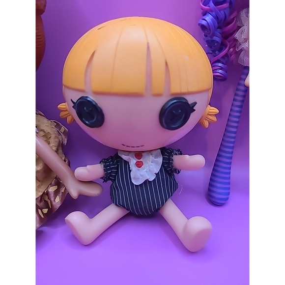 Lalaloopsy Lot x3 WAFFLE CONE DOLL COMPLETE Dress Neopolitan Full Size - Picture 4 of 13